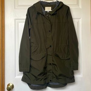 A New Day Dark Sage Green Rain Jacket